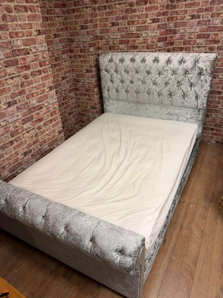 Luxury crushed velvet double