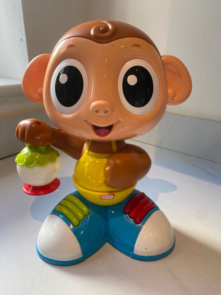 Little Tikes Movin' Lights and Sound Dancing Monkey Toy.  Moving