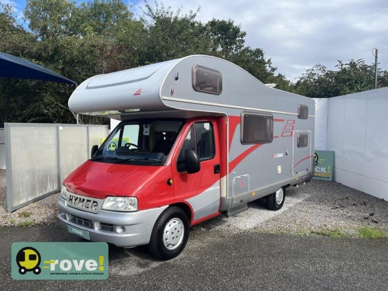 Hymer C684 7 berth 6 belt end washroom motorhome
