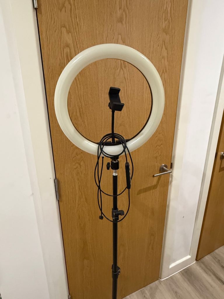 Ring Light with Tripod Stand and Phone Holder – As Good As New