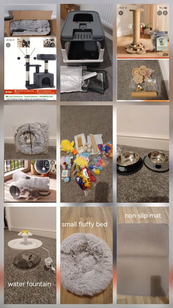 BRAND NEW, Selection of kitten/cat accessories 