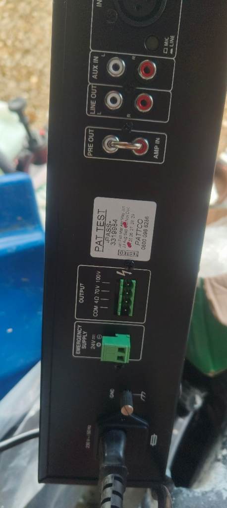 Monacor PA-900 mixing amplifier 120 watt