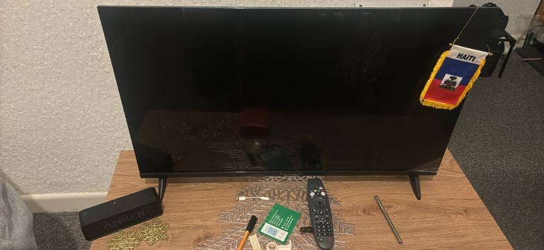 Not been used television 