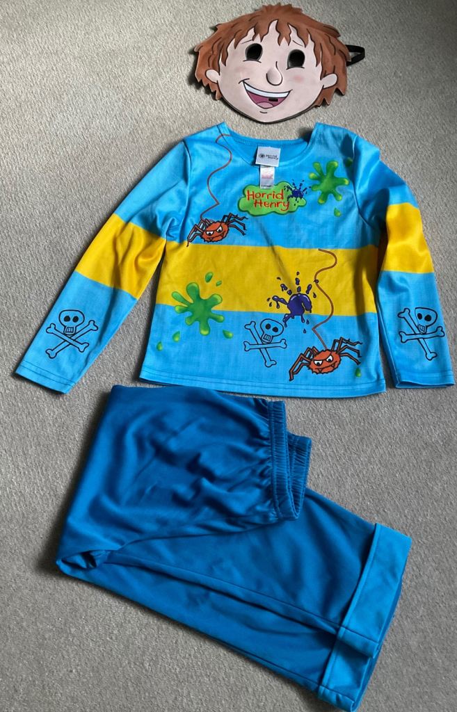 Horrid Henry Costume with Mask 5-6 years