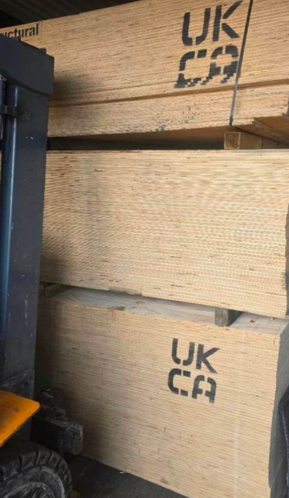 New Structural Plywood Sheets - UKCA Marked