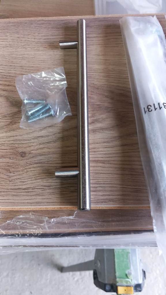 New Stainless Steel Cabinet Handles with Screws 230mm long