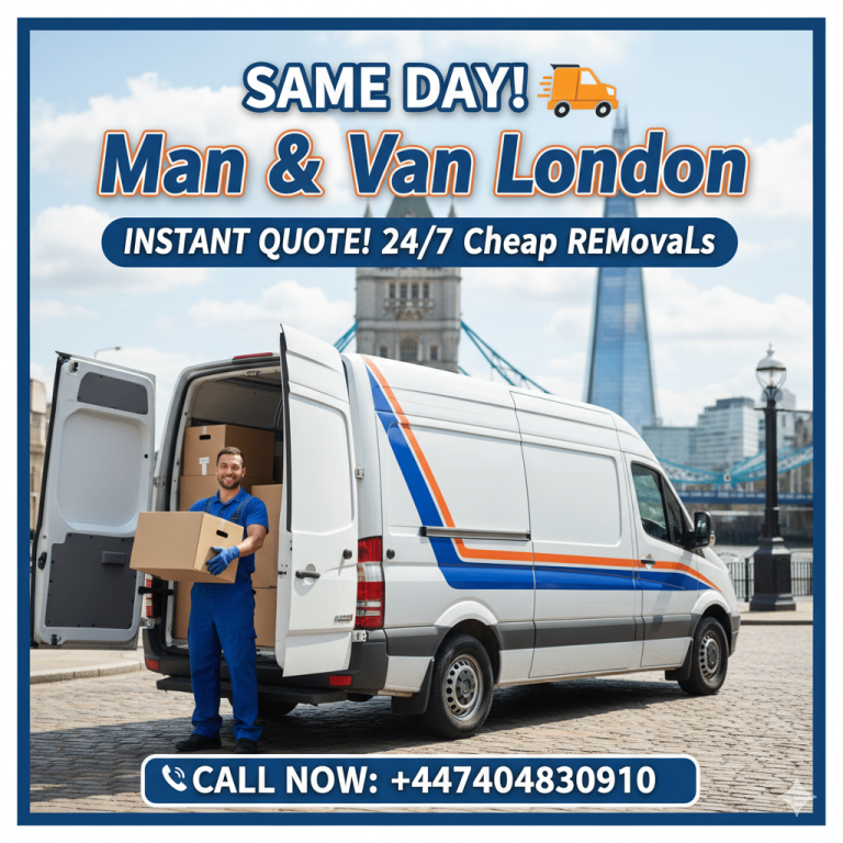 Man and Van / Removals - Man with Van / House Moves - 24/7 Availability - Call Now!