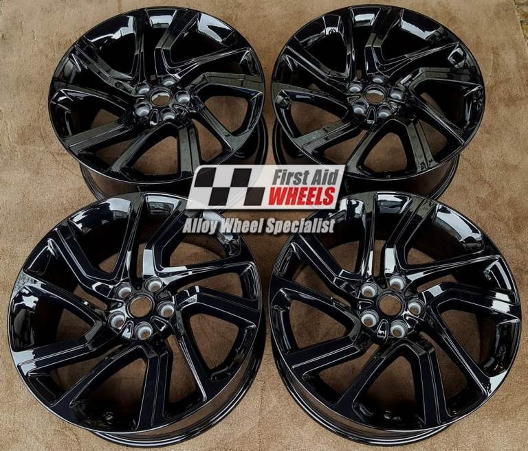 RANGE ROVER SPORT HSE DYNAMIC 4x 21'' GENUINE STYLE 5085 GLOSS BLACK ALLOY WHEELS S538BG4