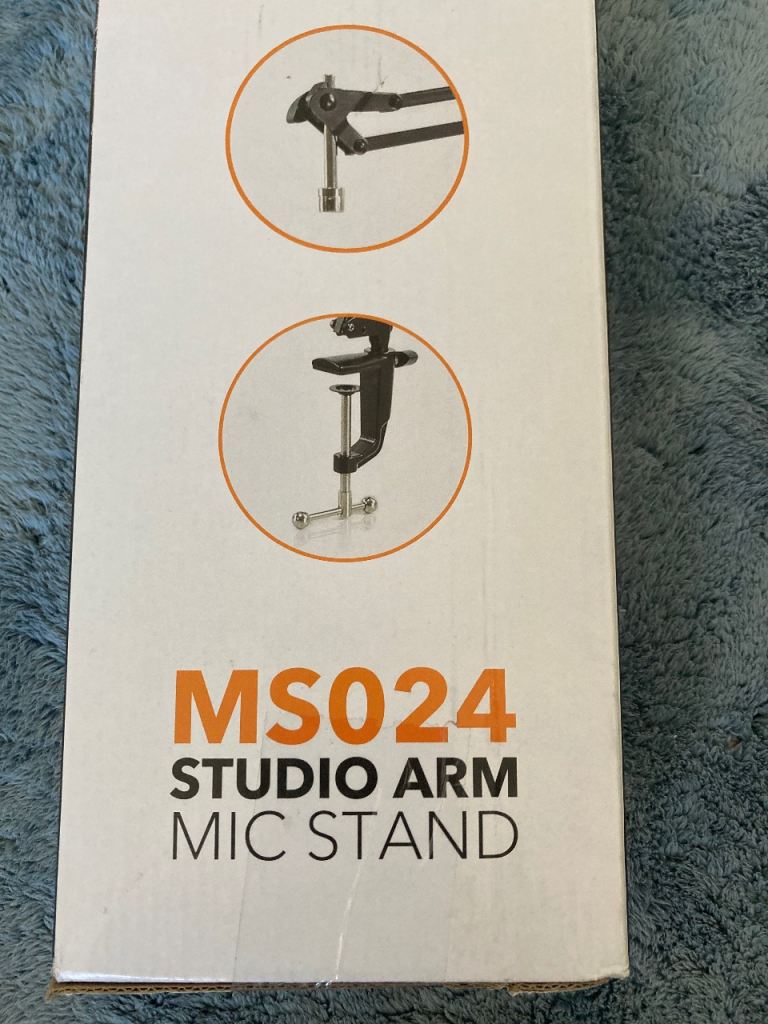 Brand New Gear4music MS024 Studio Arm Mic Studio