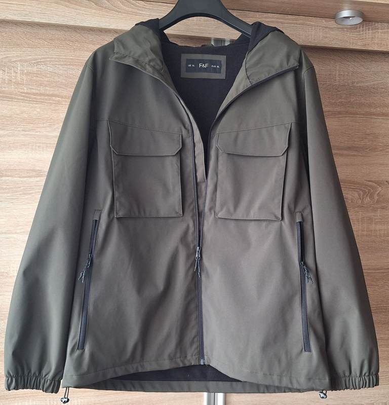 F & F Hooded Showerproof  Coat