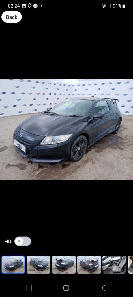 Honda CRZ 2011 breaking 