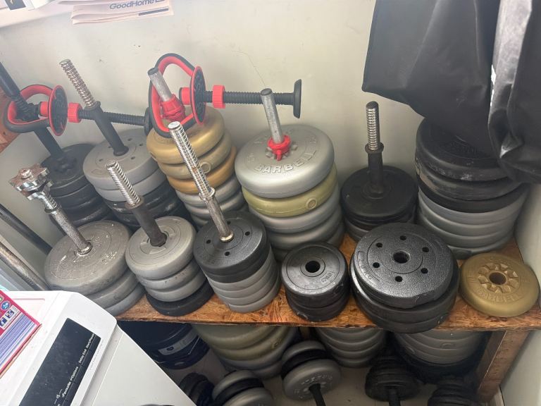 Home Gym Weights Bundle – Plates, Bars & Accessories