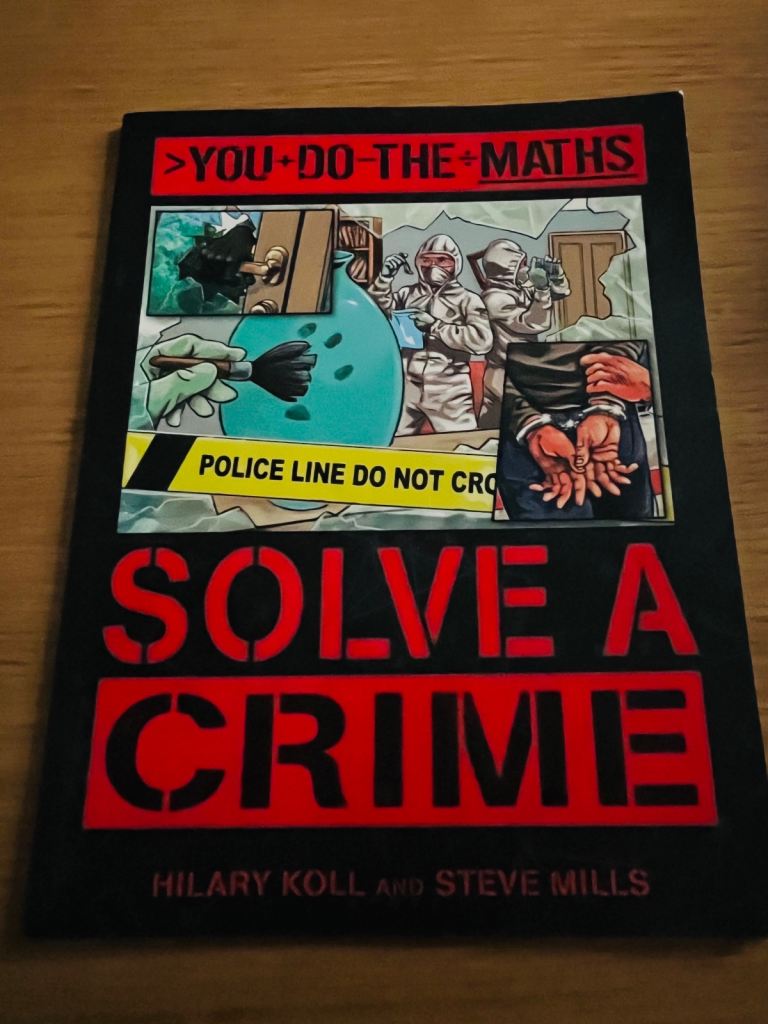 Solve A Crime maths based detective book for kids