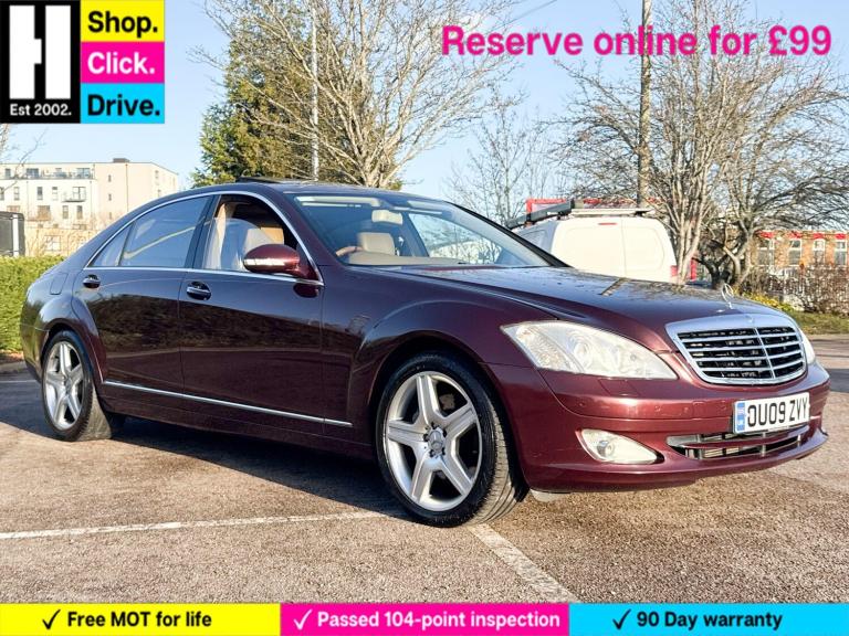 2009 Mercedes-Benz S Class 5.5 S500L V8 G-Tronic Euro 4 4dr SALOON Petrol Automatic