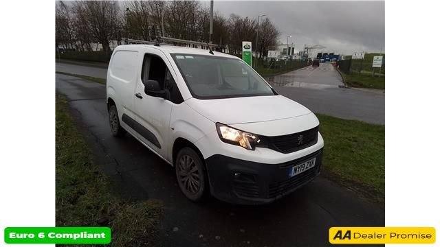 2019 Peugeot Partner 1.5 BlueHDi 1000 Professional SWB panel van, 69,200 miles, Euro 6 diesel, M ...