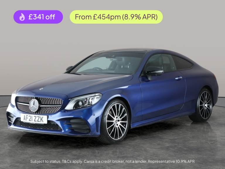 2021 Mercedes-Benz C Class C220d AMG Line Night Ed Premium Plus 2dr 9G-Tronic COUPE DIESEL Automatic