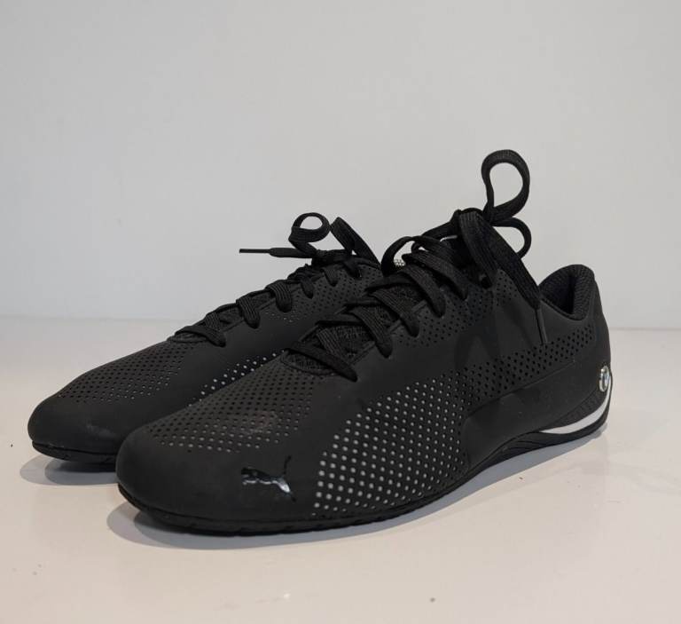 PUMA BMW Motorsport Shoes Men Size 9 UK Black Driving Trainers Drift Cat 5