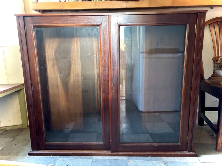 Georgian Mahogany Bookcase/ Shelving Unit 