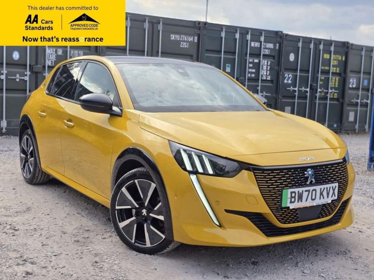 2021 Peugeot E-208 50kWh GT Hatchback 5dr Electric Auto (136 ps) Hatchback Electric Automatic