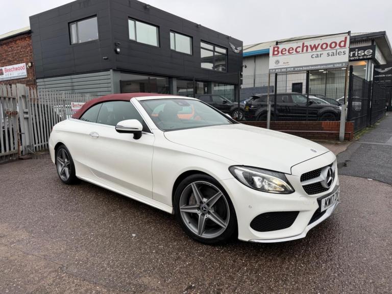 2017 Mercedes-Benz C Class 2.1 C250d AMG Line (Premium Plus) Cabriolet G-Tronic+ Euro 6 (s/s) 2dr...