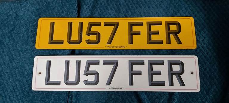 LU57FER private registration number 