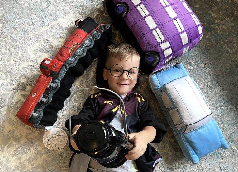 NEW SEALED The London Toy Company HP-SET1 Harry Potter LARGE soft toy vehicles, train, car, bus