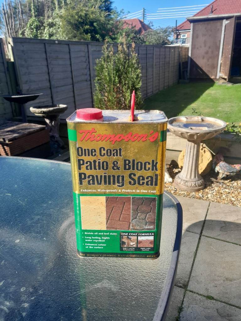 Patio block paving sealer