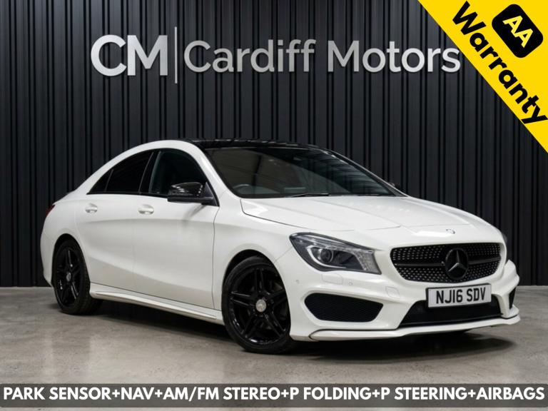 2016 Mercedes-Benz CLA CLA 180 AMG Sport 4dr Tip Auto SALOON Petrol Automatic