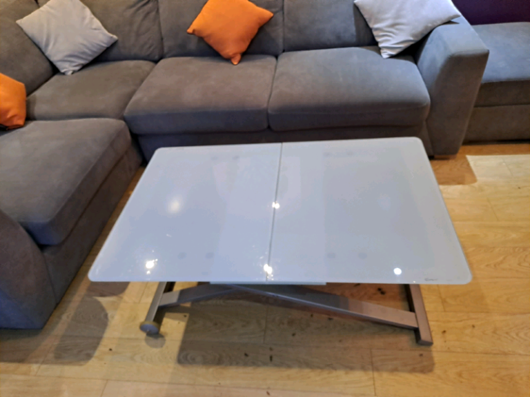 Calligaris glass coffee table