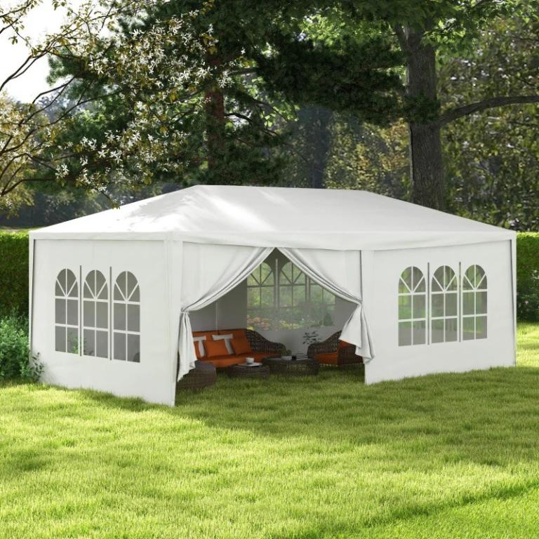 Large White Garden Marquee Tent – New
