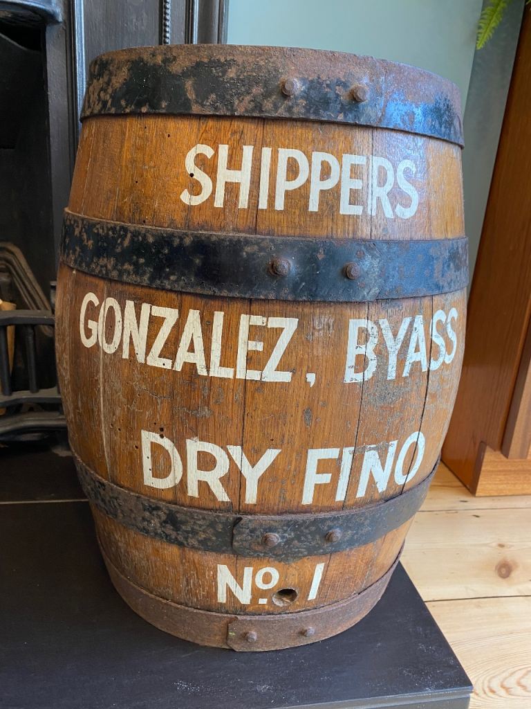 Vintage / antique jerez / sherry / fino barrel (Gonzalez, Byass)