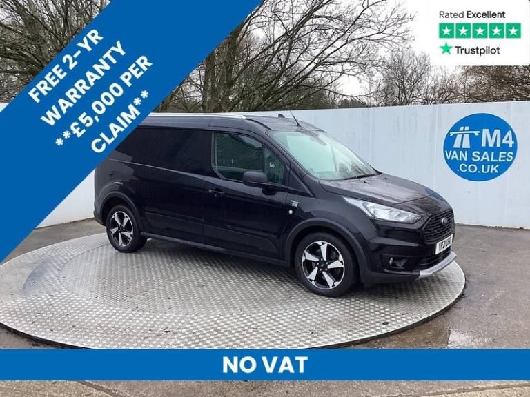 2021 Ford Transit Connect 250 EcoBlue Active LWB L/R A/C Euro 6 **NO VAT** LWB Panel Van Diesel M...