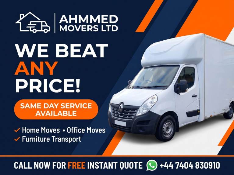 Man and Van Removals London | House & Flat Moves | Luton Van | 5★ Rated