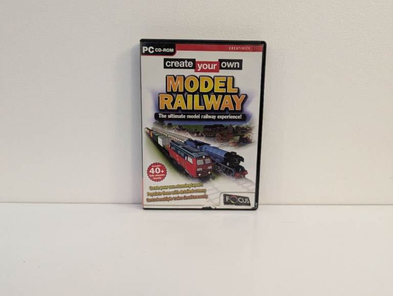 Create your Own Model Railway by Focus Essential, disc and box, installs and works £3