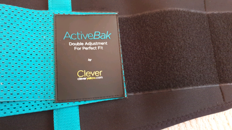 Clever Yellow ActiveBak Support Belt As New Size m