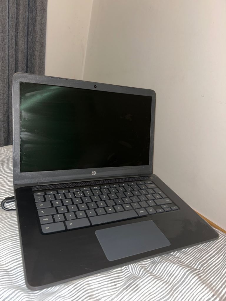 HP Chromebook Black Laptop – Fair Condition, Fully Working
