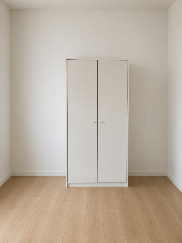 IKEA 2-Door White Wardrobe - Delivery Available 
