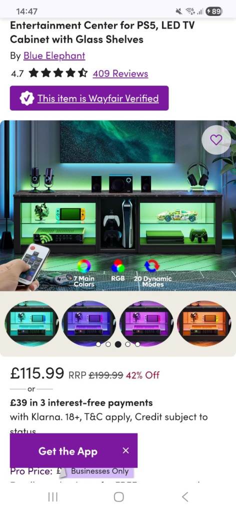 Tv unit great condition 