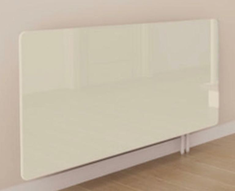 Glass radiator cover 