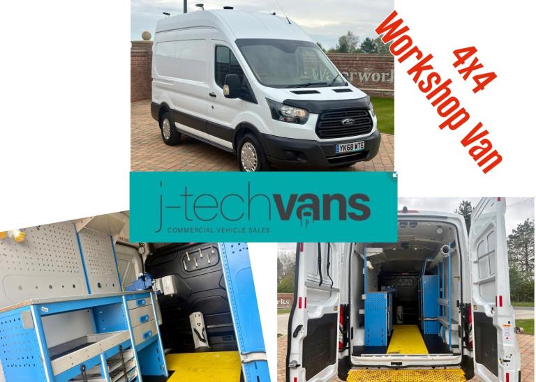 2018 Ford Transit 2.0 TDCi 130ps L2 H3 AWD / Trail Van ***4x4 Workshop Van*** PANEL VAN Diesel Ma...