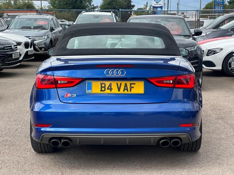  Audi S3 2.0 TFSI Cabriolet S Tronic quattro Euro 6 (s/s) 2dr (Nav) Petrol Automatic