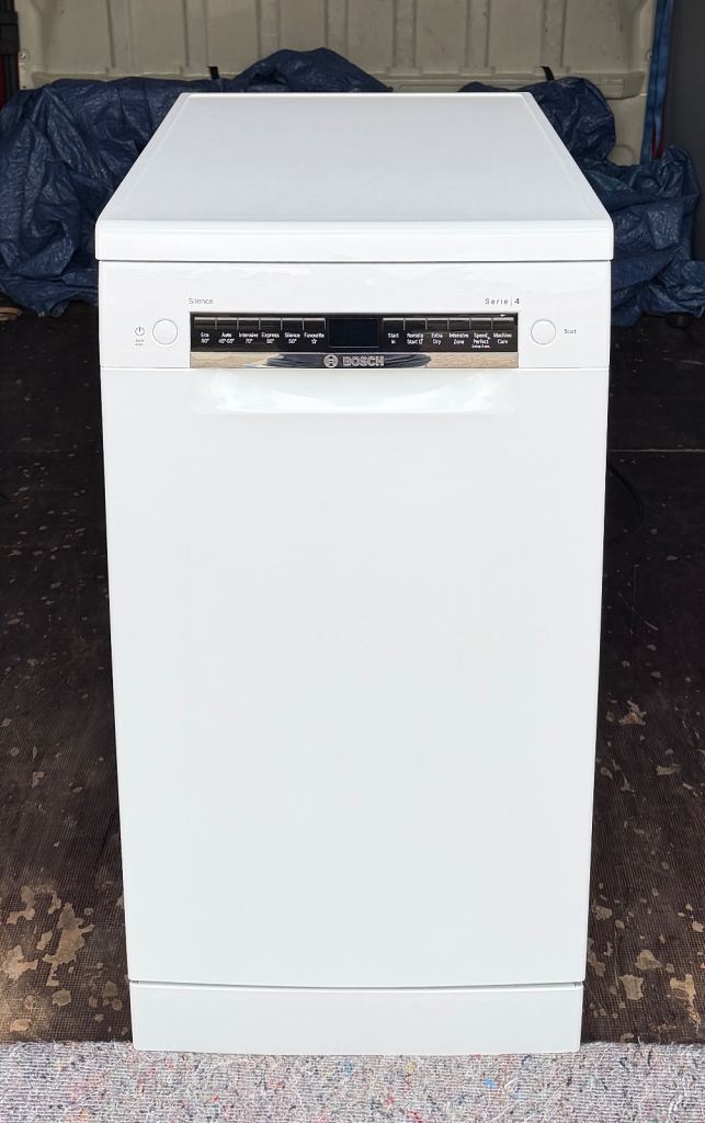 Bosch Series | 4 WiFi-enabled Slimline Dishwasher - White 