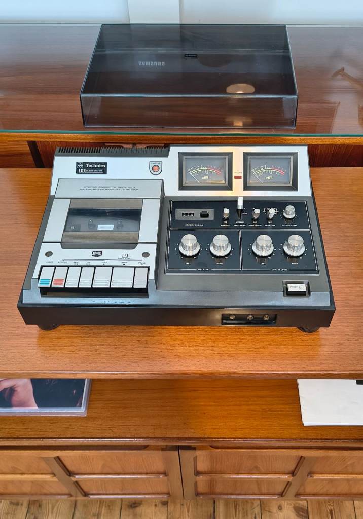 Vintage Technics RS 640 USD stereo tape cassette deck