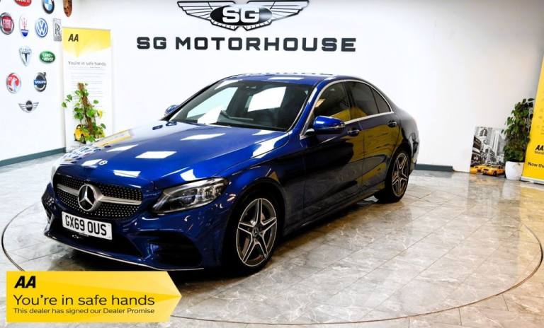 2019 Mercedes-Benz C Class 1.5 C200 MHEV EQ Boost AMG Line Saloon 4dr Petrol G-Tronic+ Euro 6 (s/...