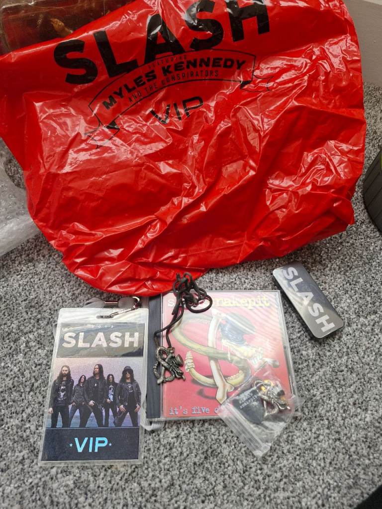Slash figure and memorabilia 