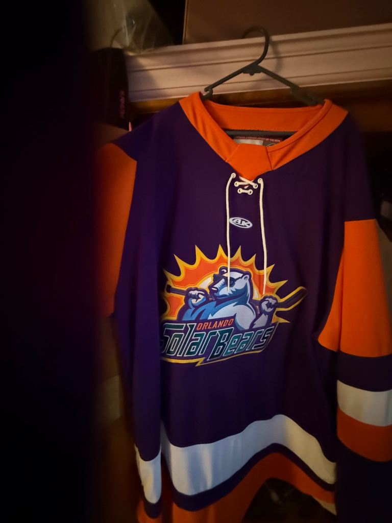 Authentic Orlando ice hockey jersey 