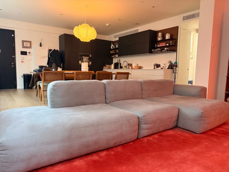 Designer HAY Mags modular sofa in grey