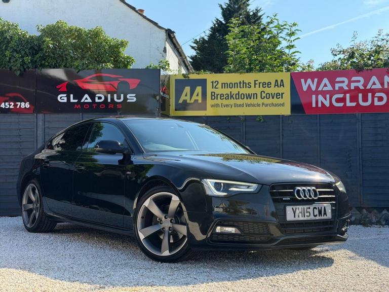2015 Audi A5 3.0 TDI 245 Quattro Black Ed Plus 5dr S Tronic 5st HATCHBACK DIESEL Automatic