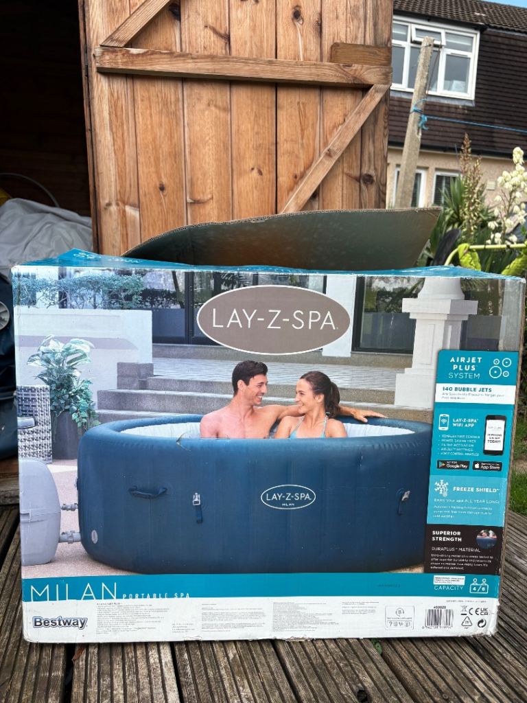 Milan lay z spa 140 bubble jets air jet plus system 
