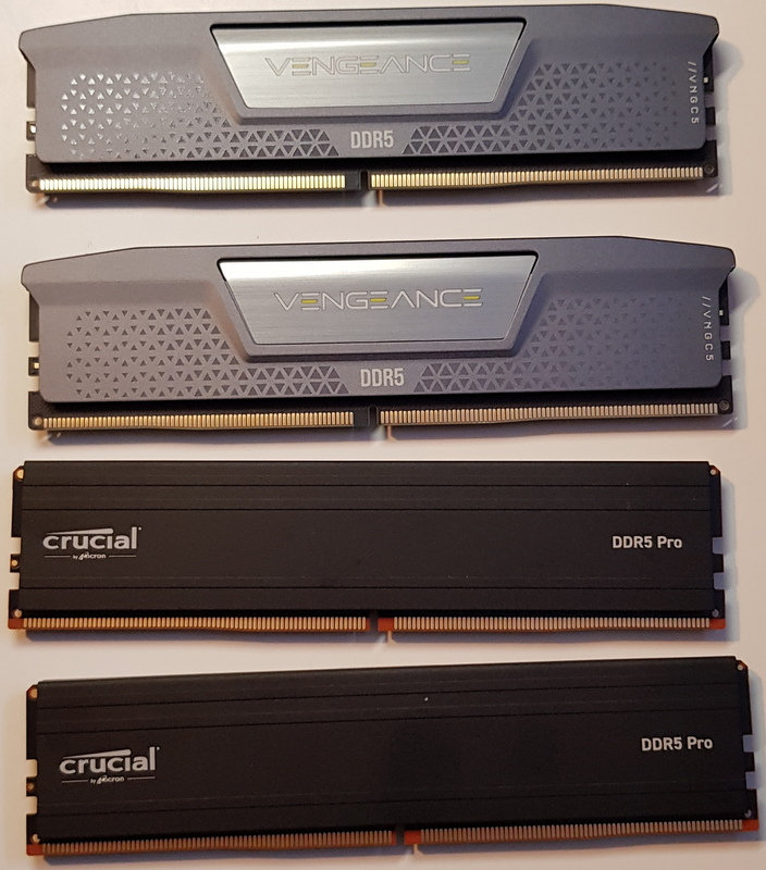 RAM Memory DIMM DDR5 PC5 32 Gb Checked New